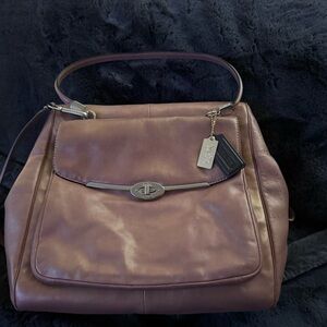 Elegant Brown Leather Women's Bag